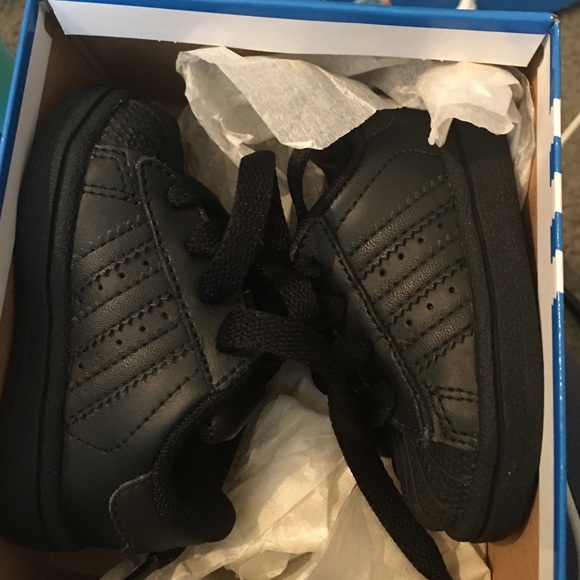 All black adidas baby
