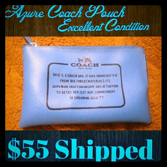Coach pouch/ makeup bag