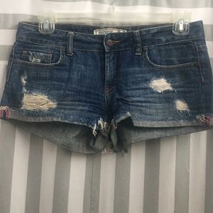 PINK Victoria's Secret, Ripped/Cut-off Jean Shorts
