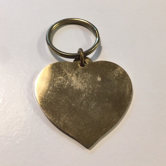 FINAL PRICE!! Gold "I ❤️️ Steve" heart keychain - Picture 2 of 2