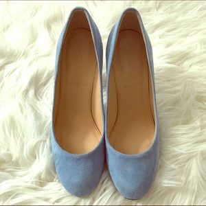 J. Crew Blue Heels