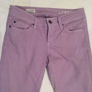 Gap lilac 'Always Skinny' ankle jeans