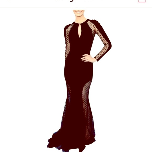 Sexy black dress