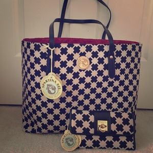 Ellis Square Shopper Tote plus Wallet