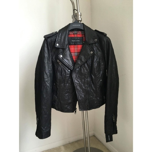 NWT Black Rivet Leather Jacket