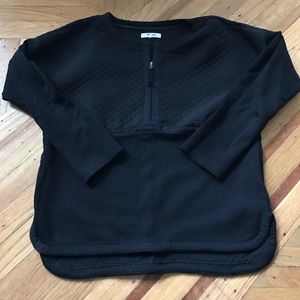 Madewell stitchblock pullover sweatshirt