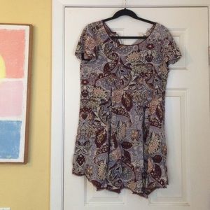 Silence & Noise Paisley Babydoll Dress