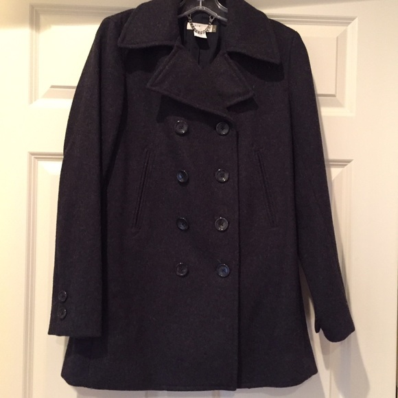 J. Crew Jackets & Blazers - JCrew charcoal gray peacoat
