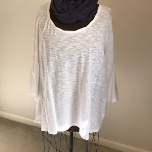 JJill Cotton Slub Scoop Neck