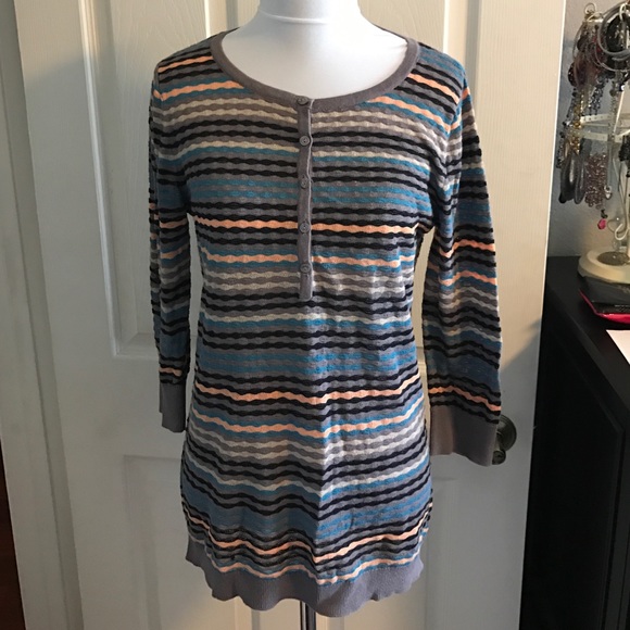 Frenchi Striped 3/4 Sleeve Top