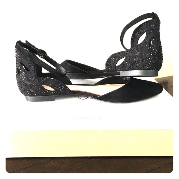 Jessica Simpson Zabala Cut-Out Flats Holiday 2015