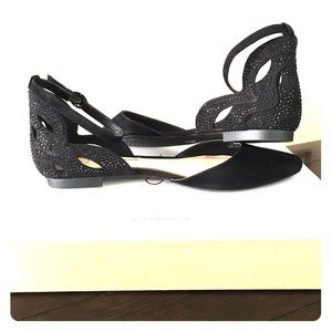 Jessica Simpson Zabala Cut-Out Flats Holiday 2015