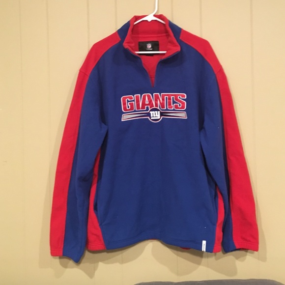 NY Giants fleece half zip