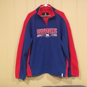 NY Giants fleece half zip