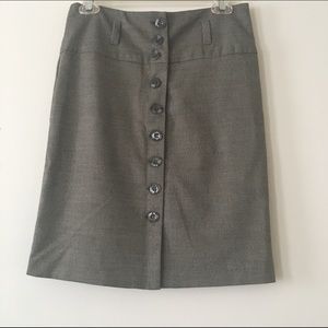 Grey Business Skirt