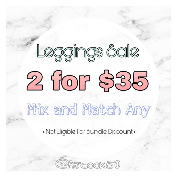 🔴2 for $35🔴 Orange Tribal Pattern Leggings - Picture 2 of 2