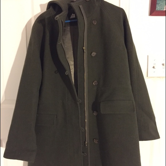 SOLD!!!! J: CREW ELEMENTS WOOL COAT - Picture 3 of 4