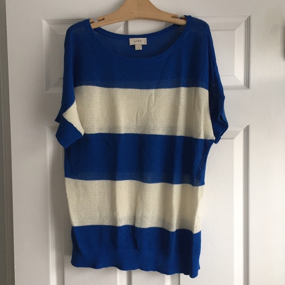 LOFT knitted short sleeve sweater