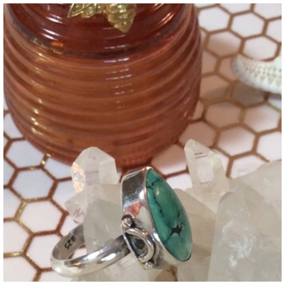 Jewelry - TURQUOISE AND STERLING RING