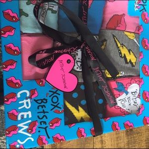 Betsey Johnson sock gift set