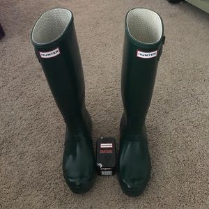 Hunter rain boots women's 8