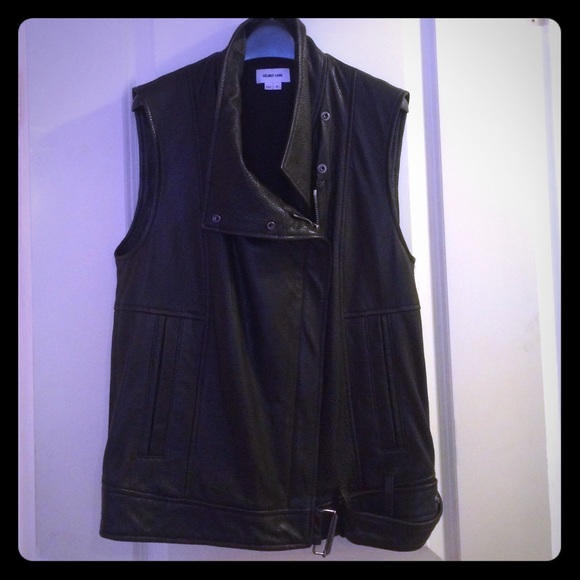 Helmut Lang Leather Vest