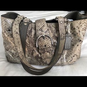 Coach SoHo Embossed Exotic Carryall