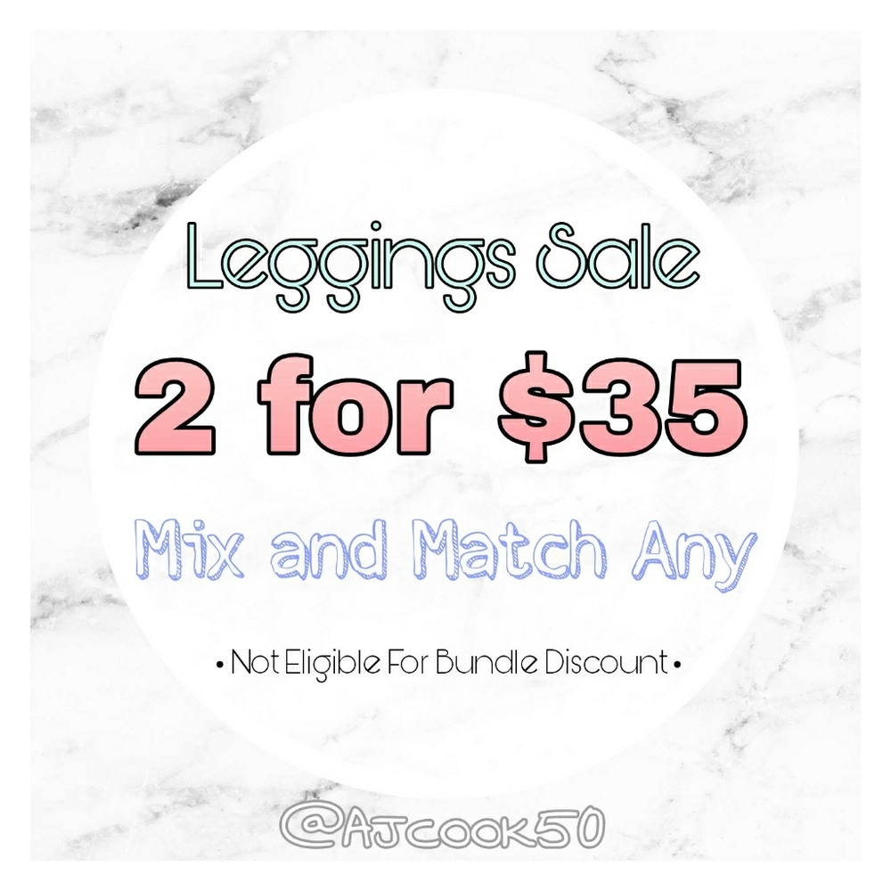 •Leggings Sale• Pink&Teal Tribal Pattern Leggings - Picture 2 of 2