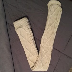 Knee high sweater leggings