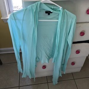 Light blue thin cardigan