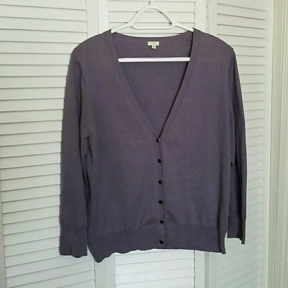 J Crew featherweight cotton Cardigan