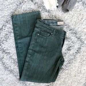 Paige Premium Denim Olive Jeans