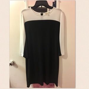 Ann Taylor Black & White Dress