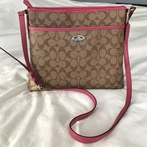 Coach Signature File Crossbody Bag