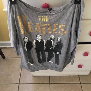 Beatles off-shoulder tee