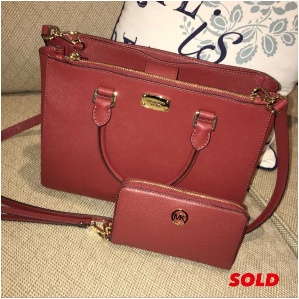 🆕 MK Kellen Satchel and Wallet