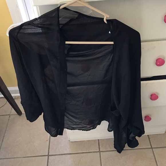 Sheer button up top