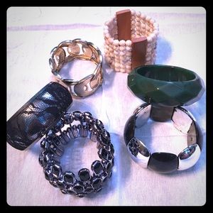 6 pcs.bundle of fashion bracelets!💖