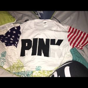 Victoria Secret PINK Flag Shirt
