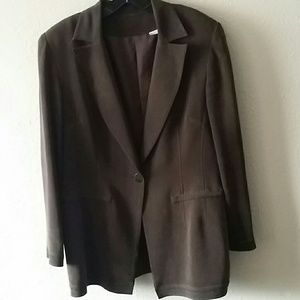 Brown Blazer, Size 14