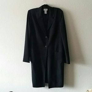 Long Pinstriped Blazer from Ann Taylor Loft