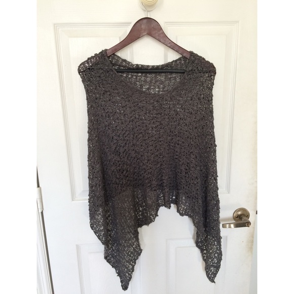 grey crochet goddess shawl - Picture 2 of 2