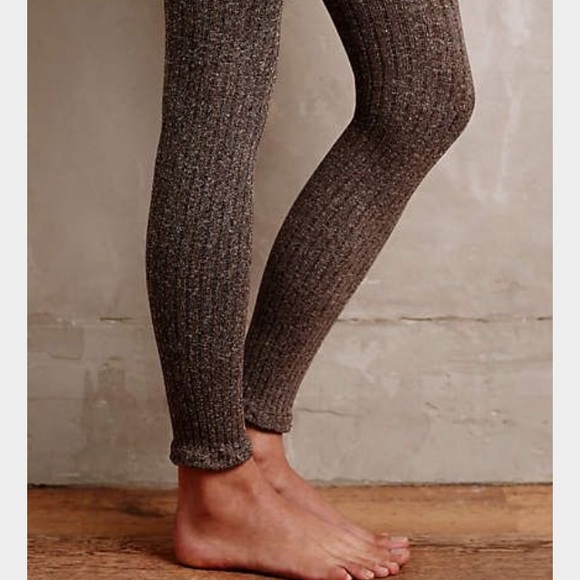 Anthropologie Fleece Lined Leggings 