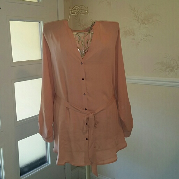 Forever 21 Woven Tunic with Detachable Belt 3X NWT