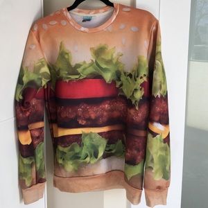 Hamburger sweatshirt