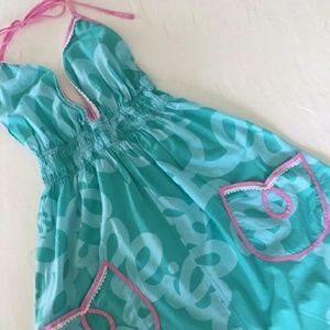 Lilly Pulitzer tie-neck mini
