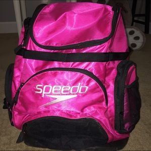 Hot pink LARGE speedo backpack