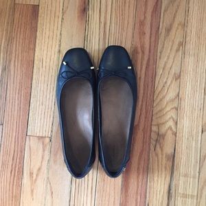 Black clarks ballet-flats