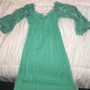 Blue dress from va va by Joy Han