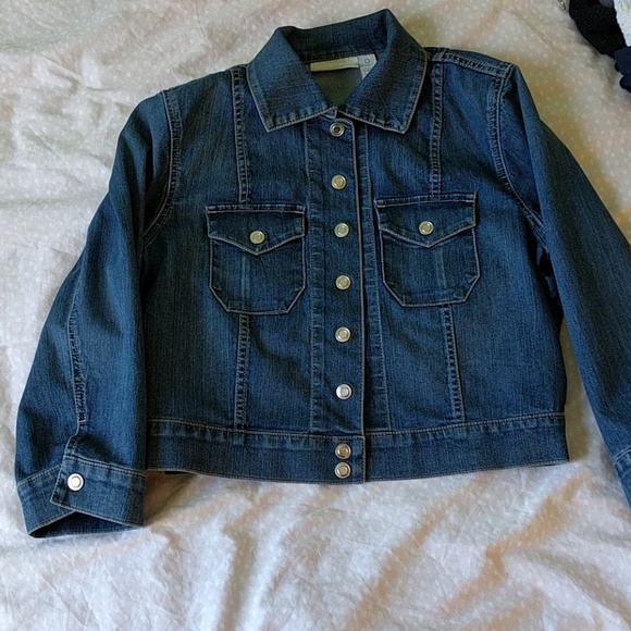 Short chico's jean jacket